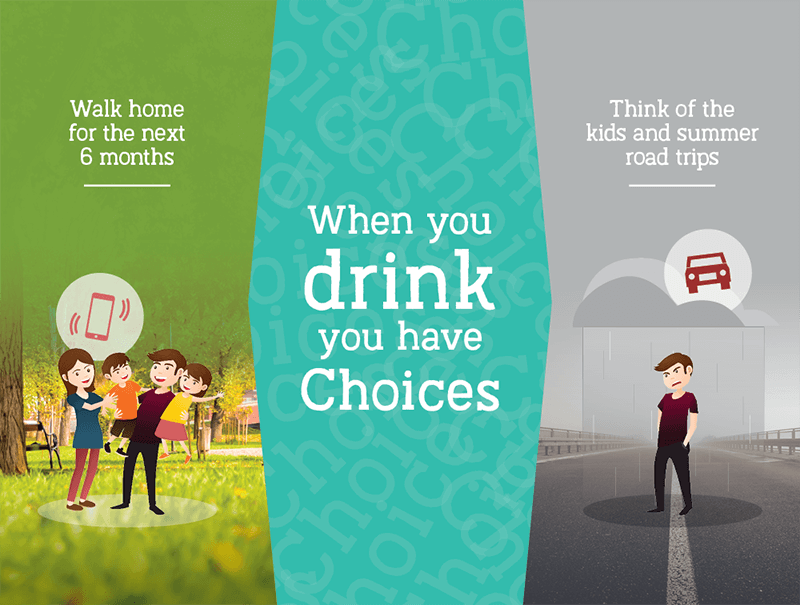 ACADS CAAP when you drink you have choices 800X605